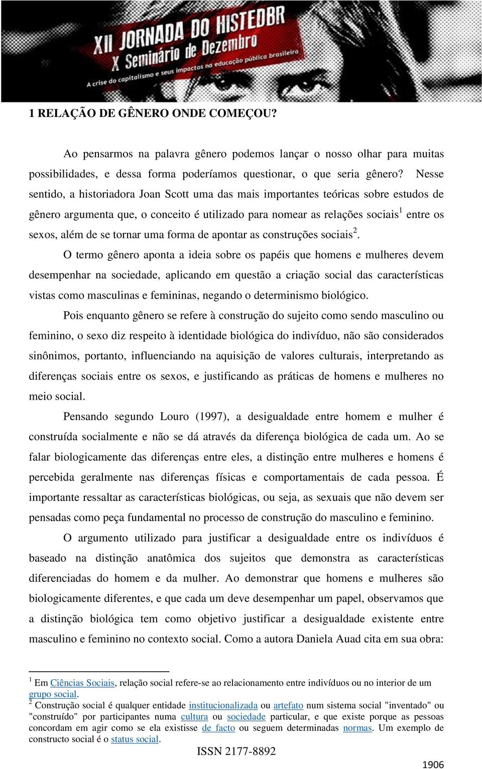 tornar uma forma de apontar as construções sociais 2.