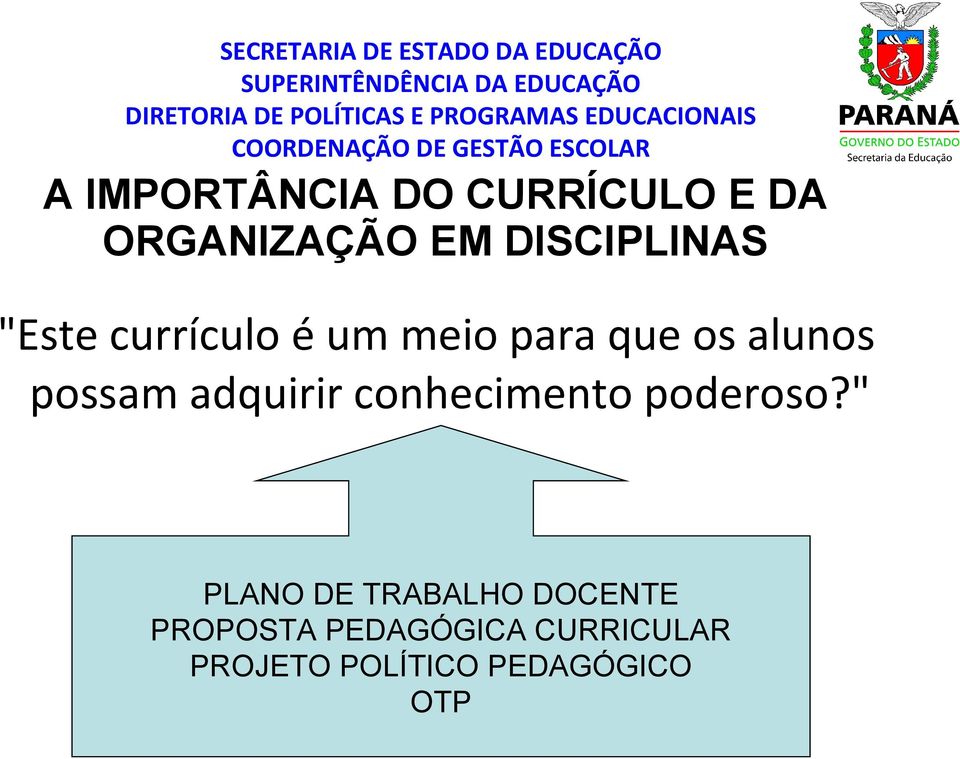 possam adquirir conhecimento poderoso?