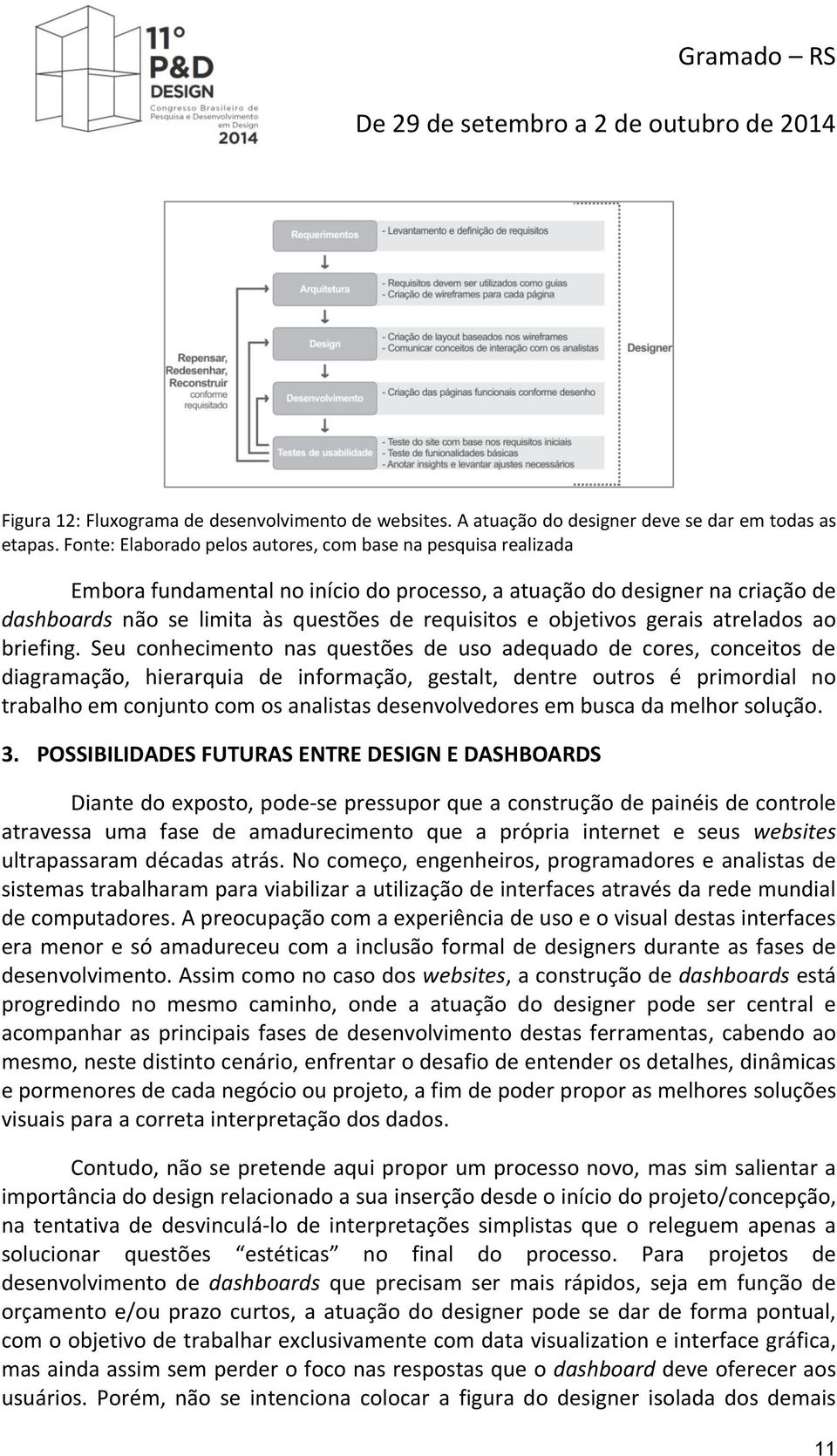 objetivos gerais atrelados ao briefing.