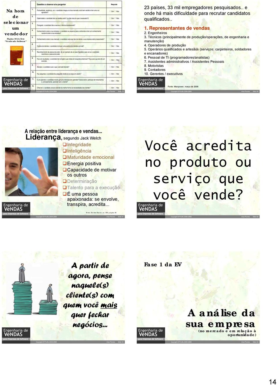 (ou fala mais do que é necessário?) Português: o candidato fala e escreve o idioma corretamente?