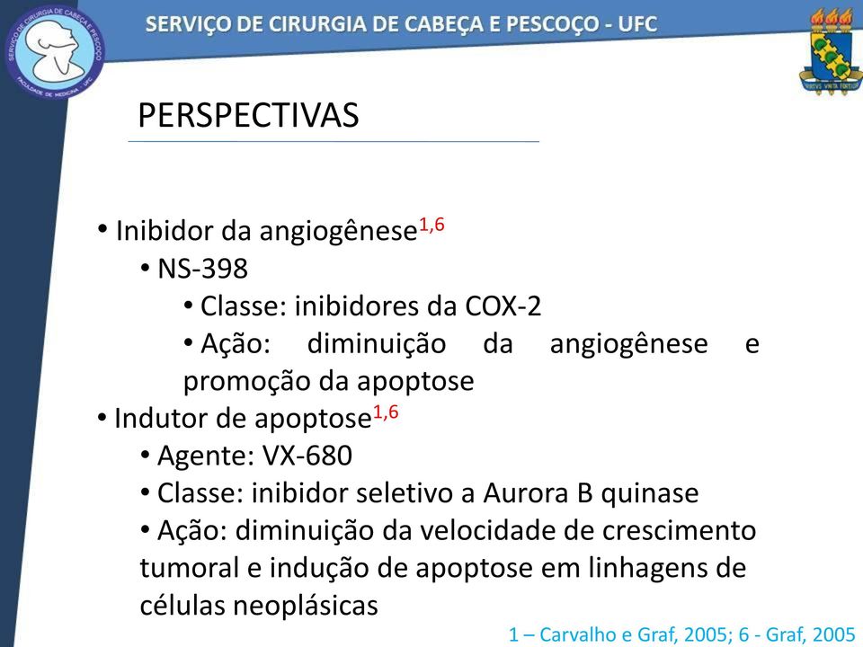 Classe: inibidor seletivo a Aurora B quinase Ação: diminuição da velocidade de crescimento