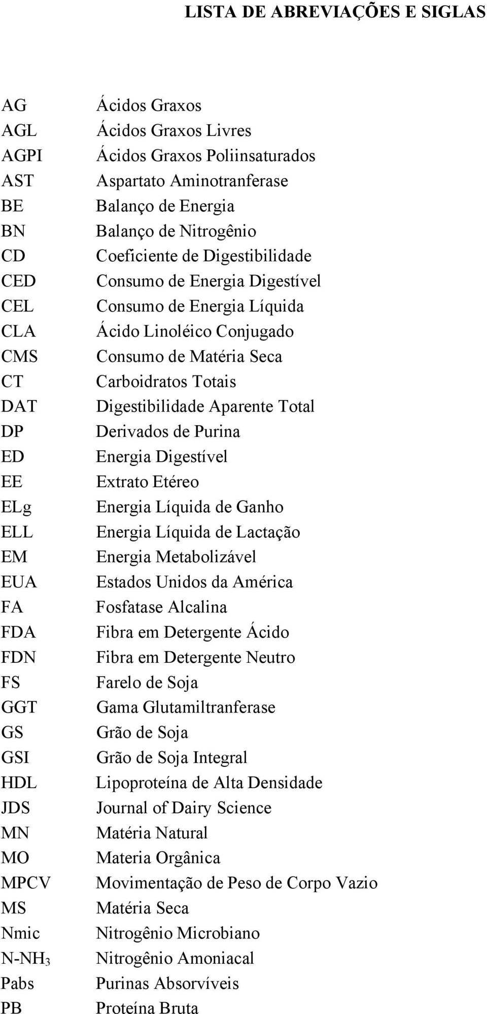 Linoléico Conjugado Consumo de Matéria Seca Carboidratos Totais Digestibilidade Aparente Total Derivados de Purina Energia Digestível Extrato Etéreo Energia Líquida de Ganho Energia Líquida de