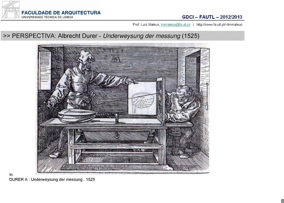 messung (1525) In DURER A :