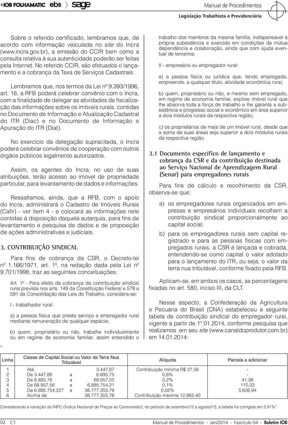 Lembramos que, nos termos da Lei nº 9.393/1996, art.