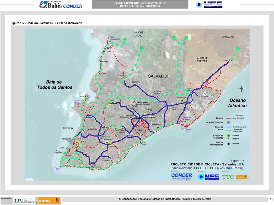 5 - Rede do Sistema BRT x Plano