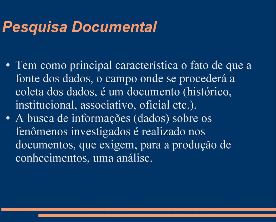 associativo, oficial etc.).