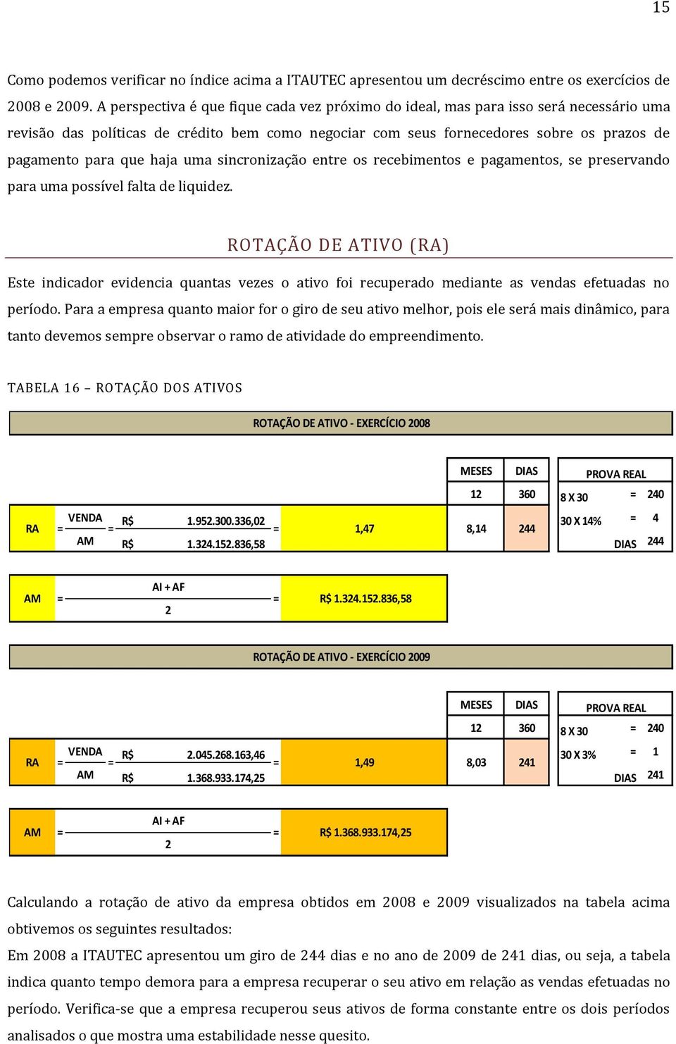 haja uma sincronização entre os recebimentos e pagamentos, se preservando para uma possível falta de liquidez.