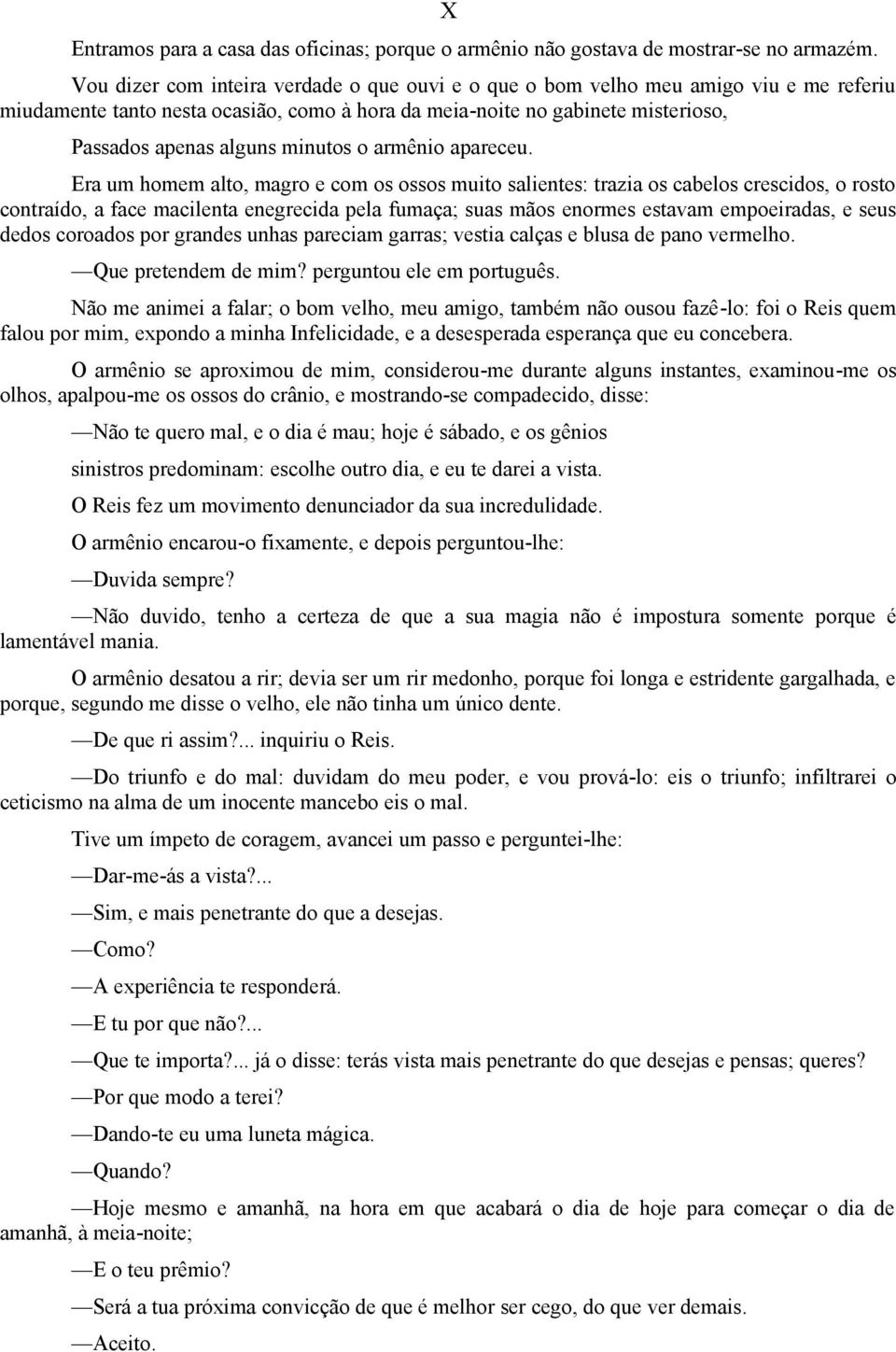 minutos o armênio apareceu.