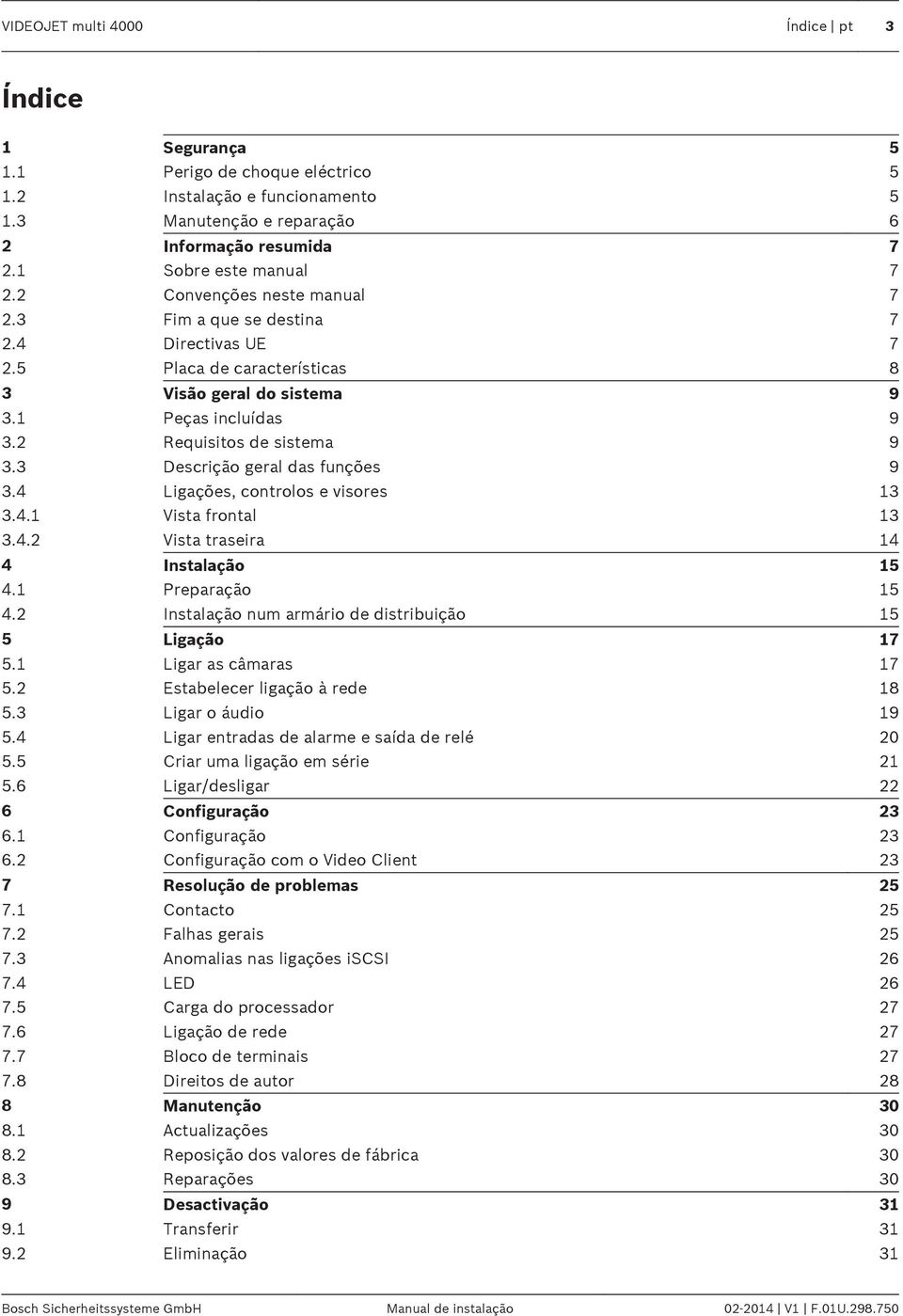 3 Descrição geral das funções 9 3.4 Ligações, controlos e visores 13 3.4.1 Vista frontal 13 3.4.2 Vista traseira 14 4 Instalação 15 4.1 Preparação 15 4.