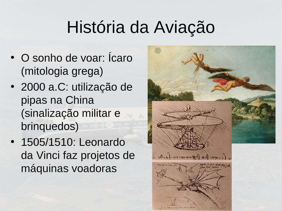 c: utilização de pipas na China (sinalização