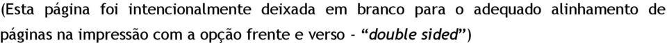 alinhamento de páginas na impressão