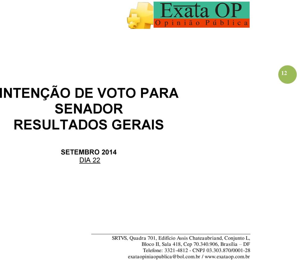 RESULTADOS GERAIS