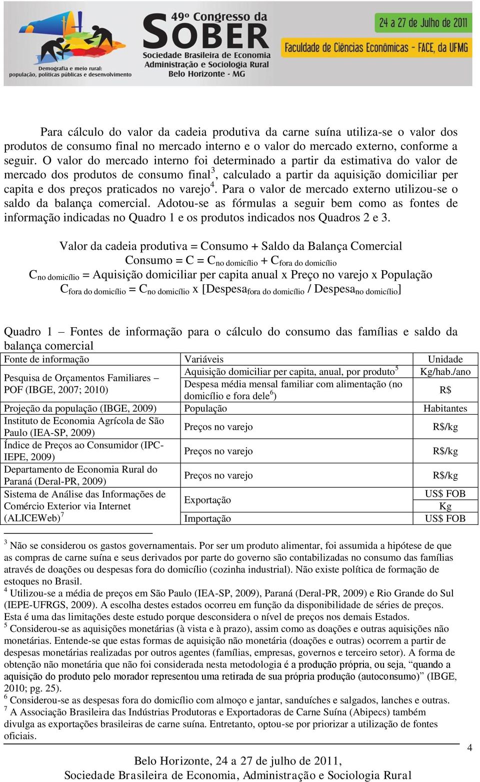 varejo 4. Para o valor de mercado externo utilizou-se o saldo da balança comercial.