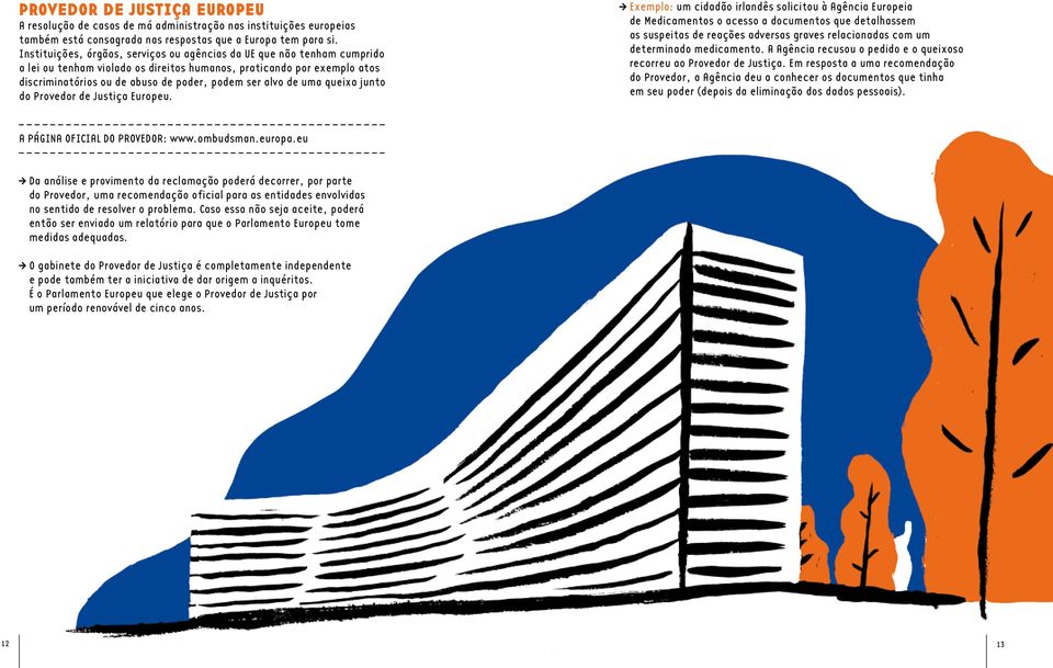 de uma queixa junto do Provedor de Justiça Europeu.