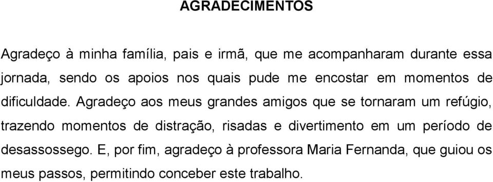 Agradeço aos meus grandes amigos que se tornaram um refúgio, trazendo momentos de distração, risadas e