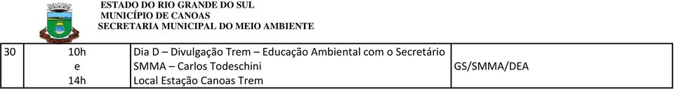 Ambiental com o Secretário SMMA Carlos