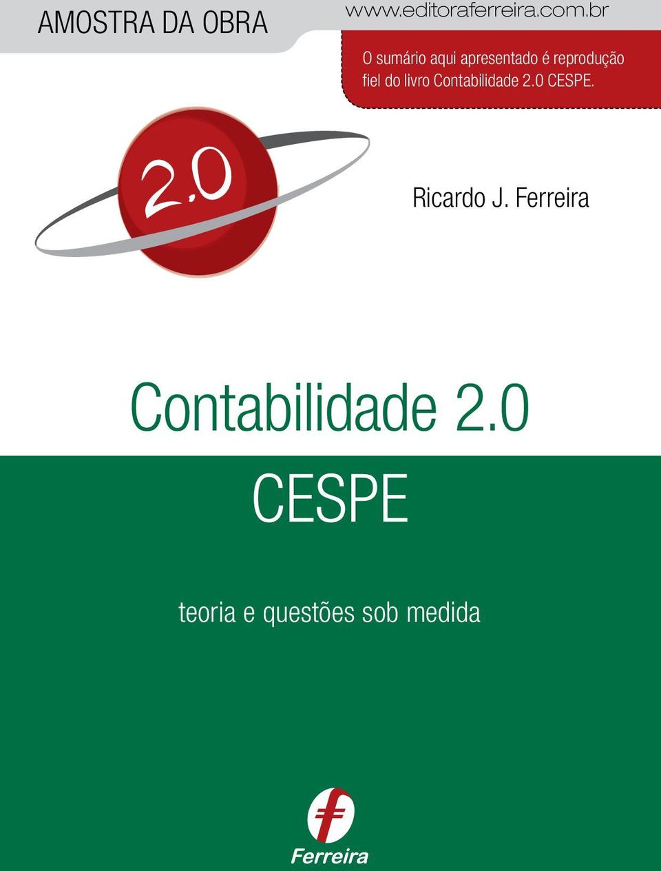 do livro Contabilidade 2.0 CESPE. Ricardo J.