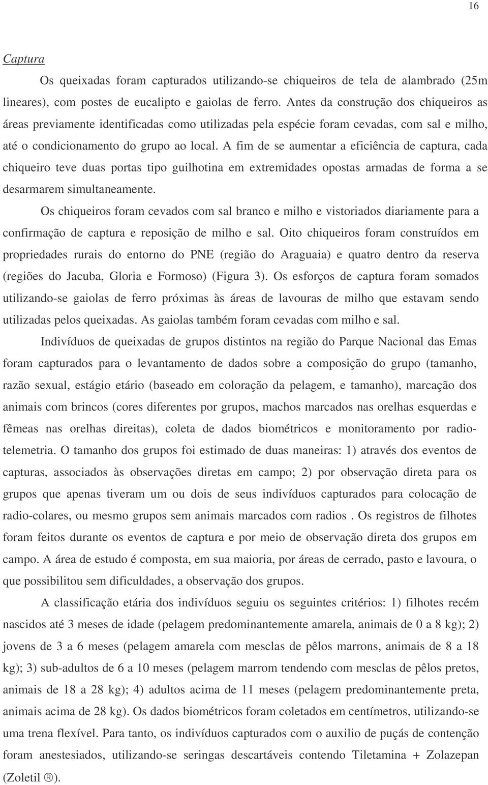 A fim de se aumentar a eficiência de captura, cada chiqueiro teve duas portas tipo guilhotina em extremidades opostas armadas de forma a se desarmarem simultaneamente.