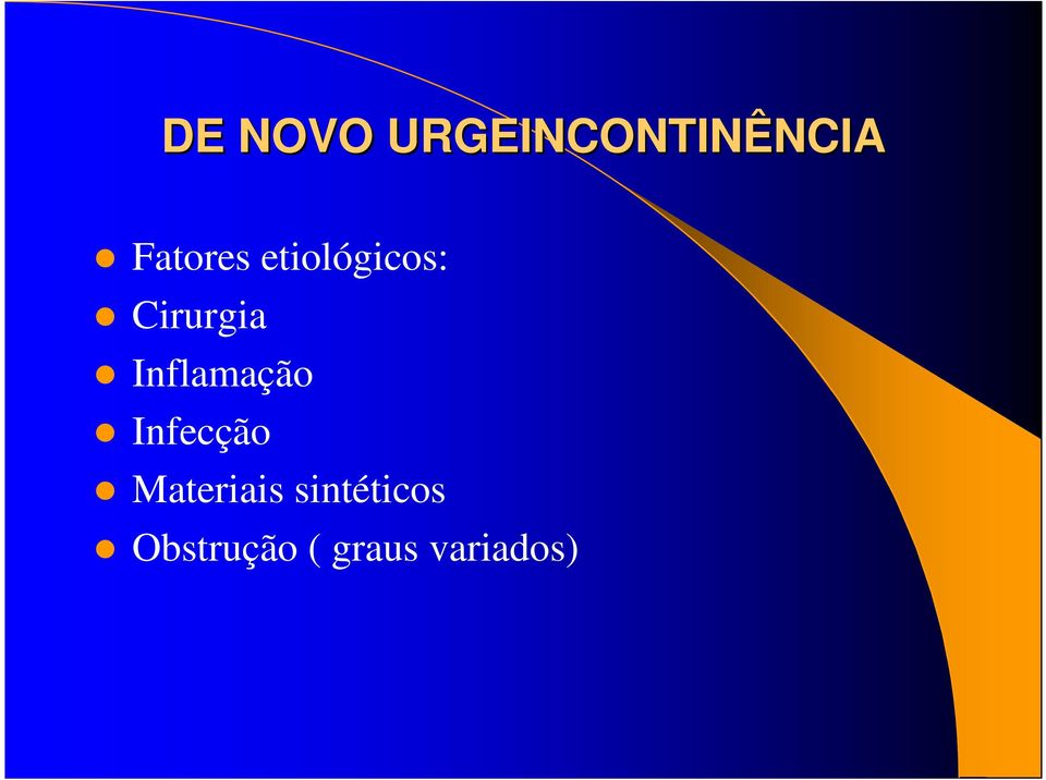 Inflamação Infecção Materiais