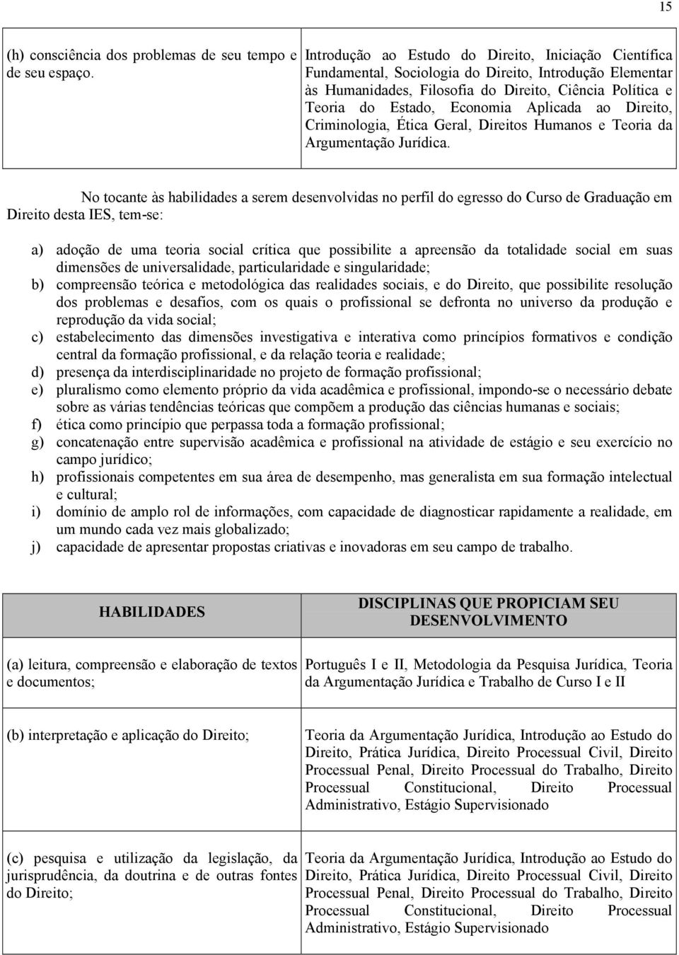 Aplicada ao Direito, Criminologia, Ética Geral, Direitos Humanos e Teoria da Argumentação Jurídica.