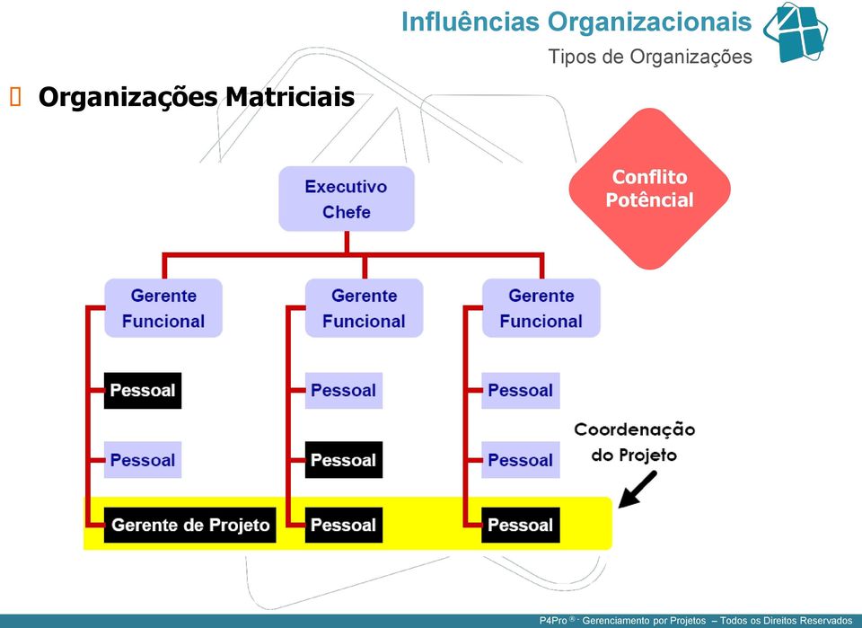 Organizacionais Tipos