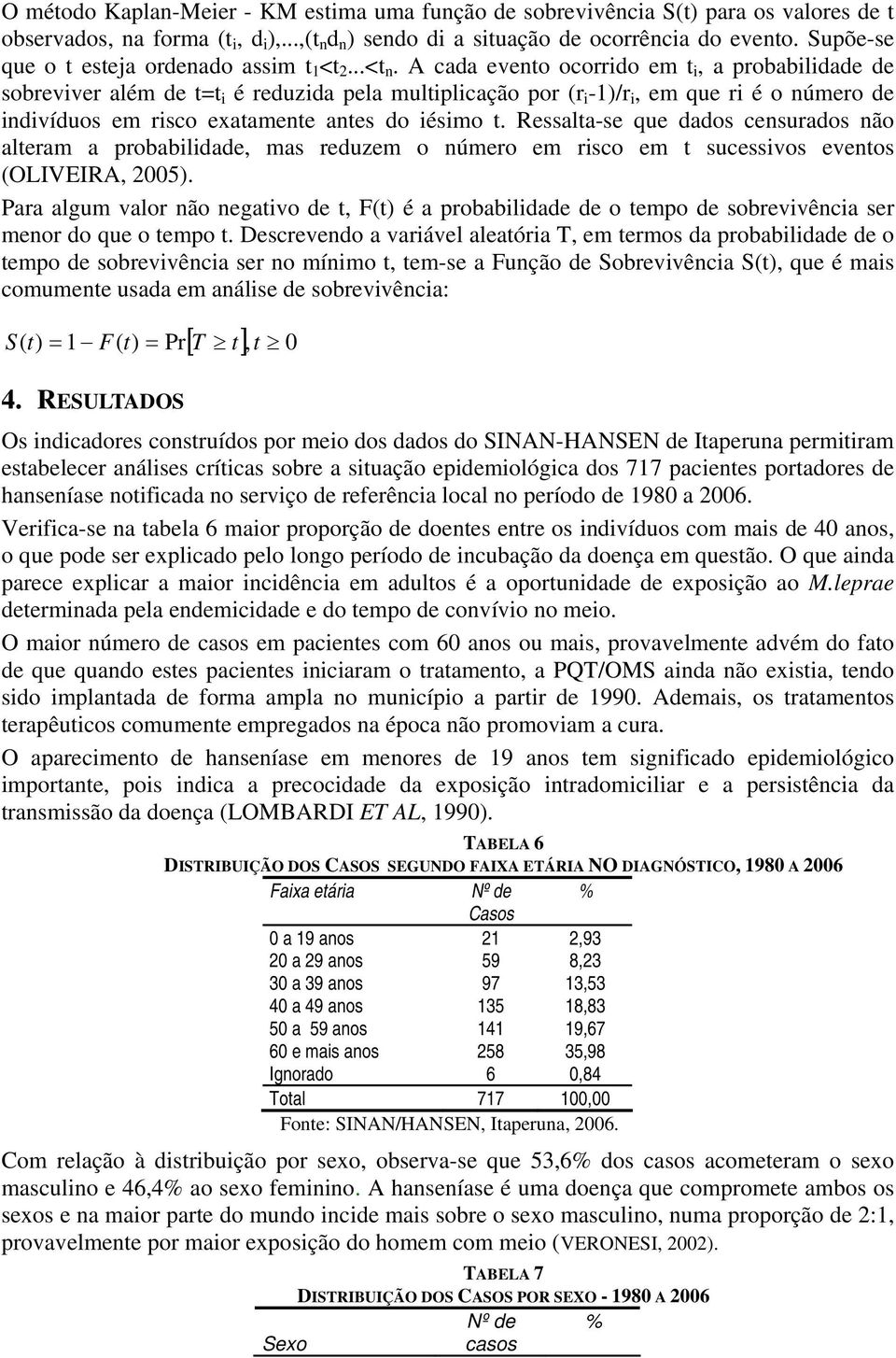 A cada evento ocorrido em t i, a probabilidade de sobreviver além de t=t i é reduzida pela multiplicação por (r i -1)/r i, em que ri é o número de indivíduos em risco exatamente antes do iésimo t.