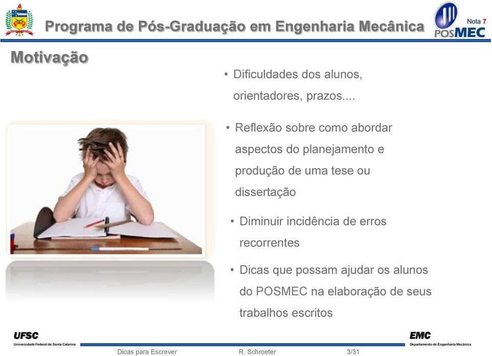 ou dissertação Diminuir incidência de erros recorrentes Dicas que possam