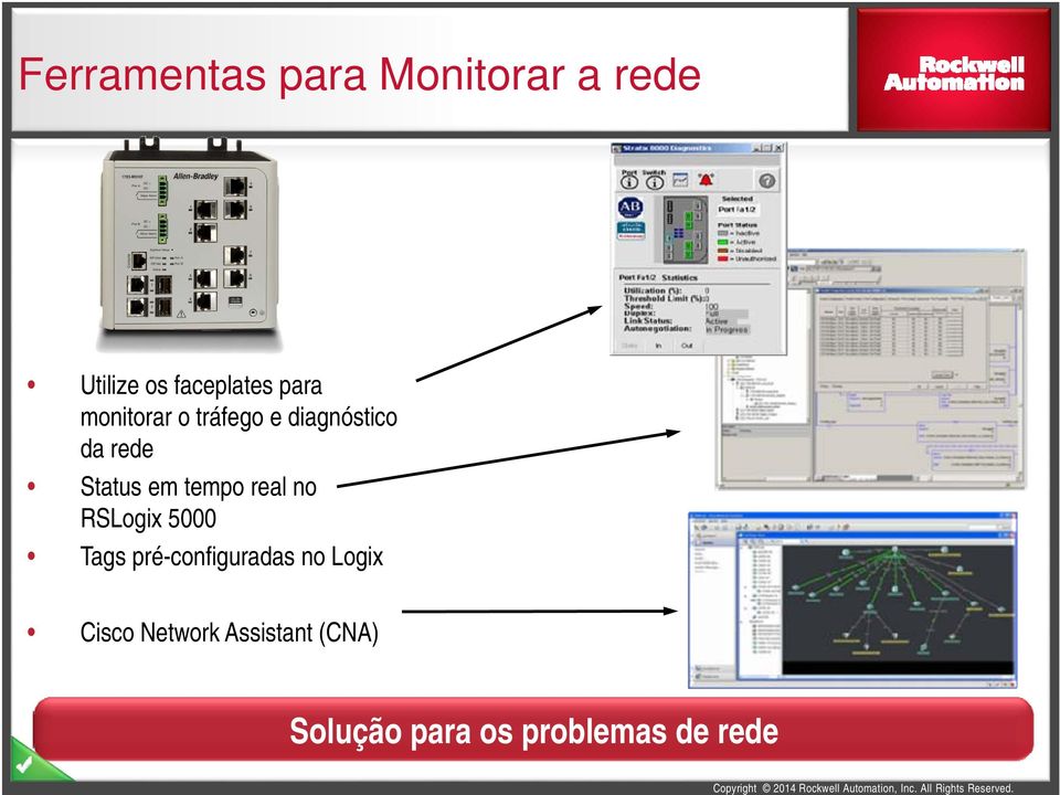 tempo real no RSLogix 5000 Tags pré-configuradas no Logix