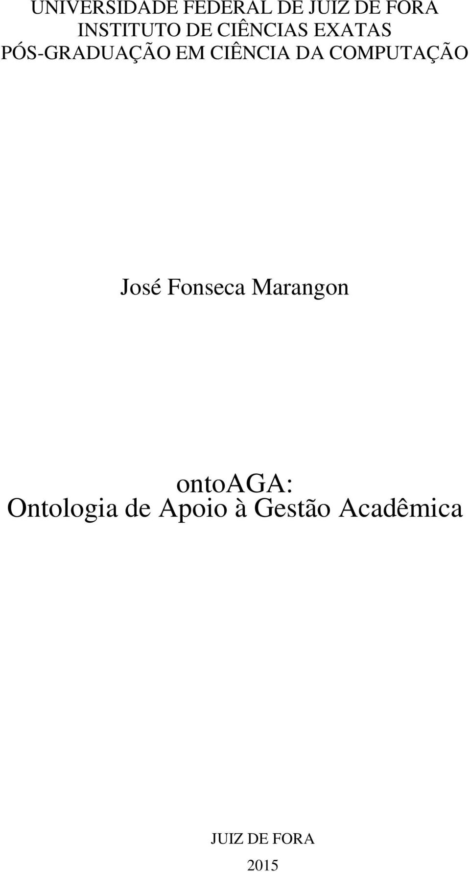 COMPUTAÇÃO José Fonseca Marangon ontoaga: