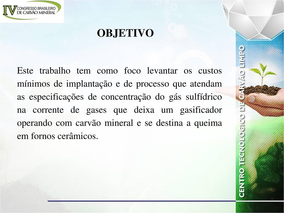 concentração do gás sulfídrico na corrente de gases que deixa um