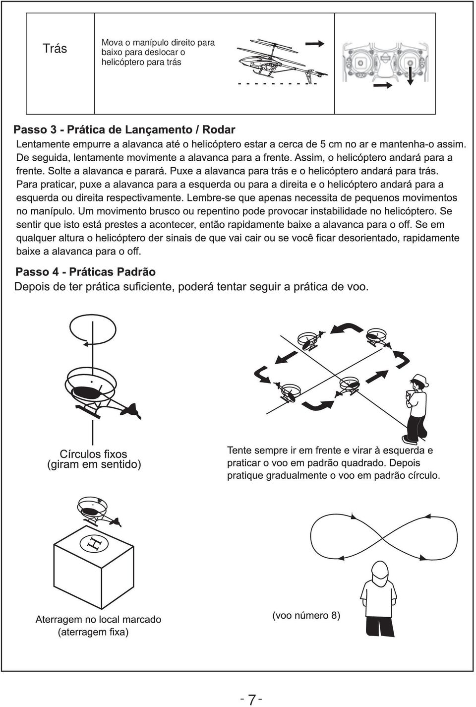 para baixo para