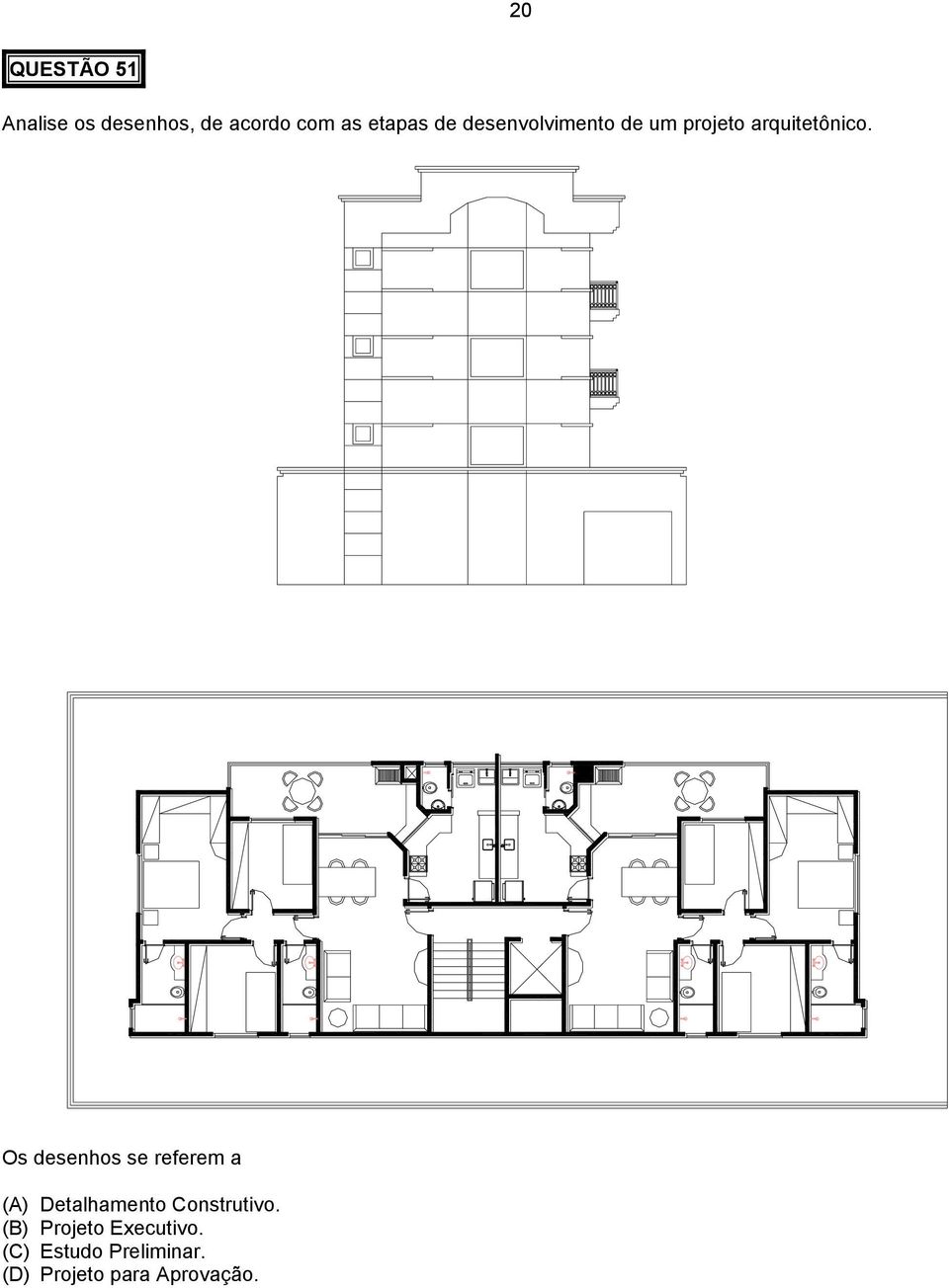 Os desenhos se referem a (A) Detalhamento Construtivo.