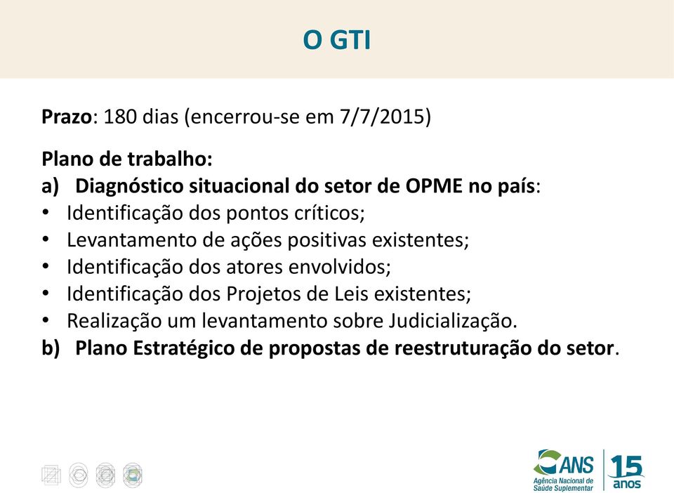 existentes; Identificação dos atores envolvidos; Identificação dos Projetos de Leis existentes;