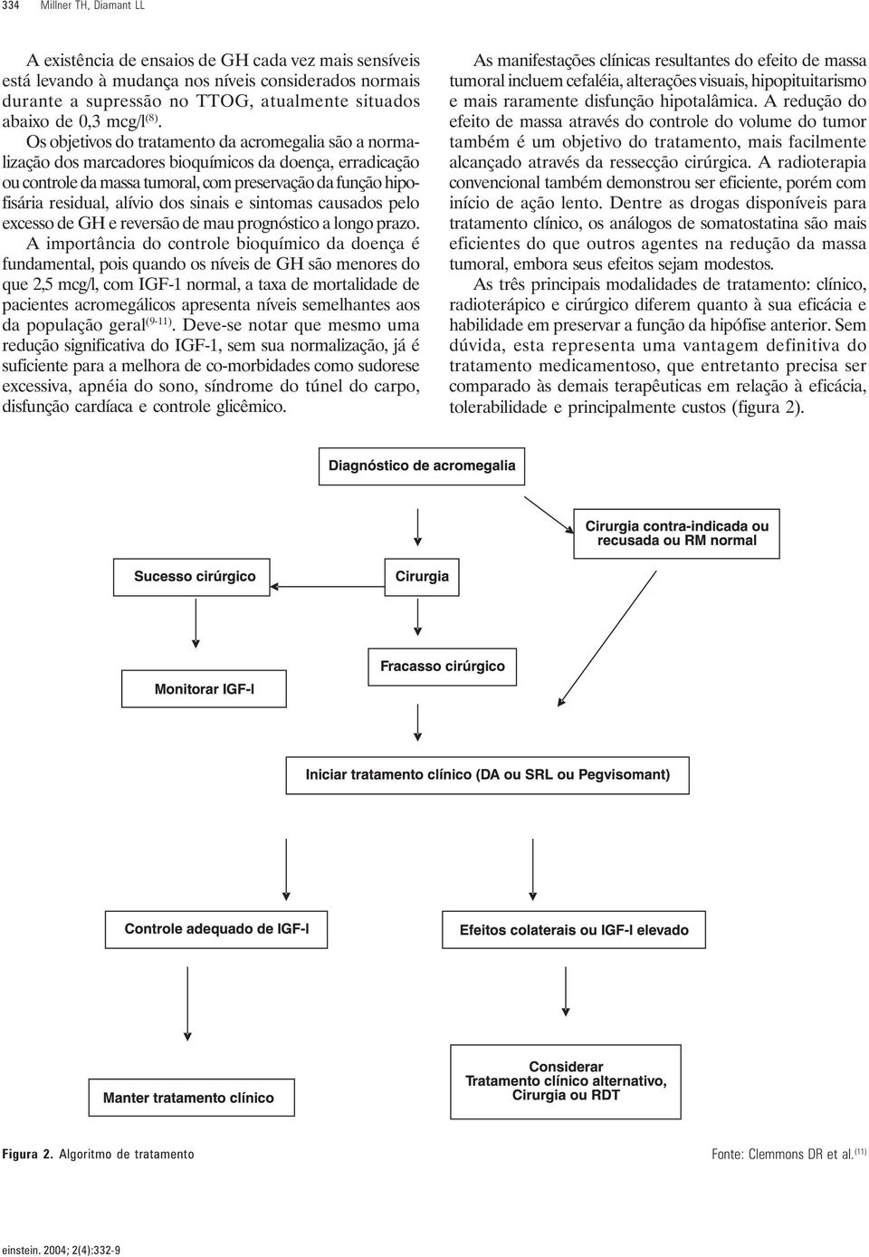 Os objetivos do tratamento da acromegalia são a normalização dos marcadores bioquímicos da doença, erradicação ou controle da massa tumoral, com preservação da função hipofisária residual, alívio dos