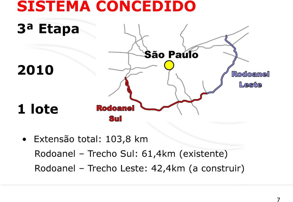 Rodoanel Trecho Sul: 61,4km