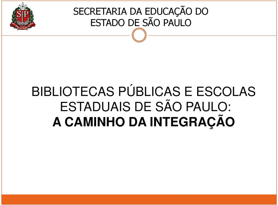 BIBLIOTECAS PÚBLICAS E ESCOLAS