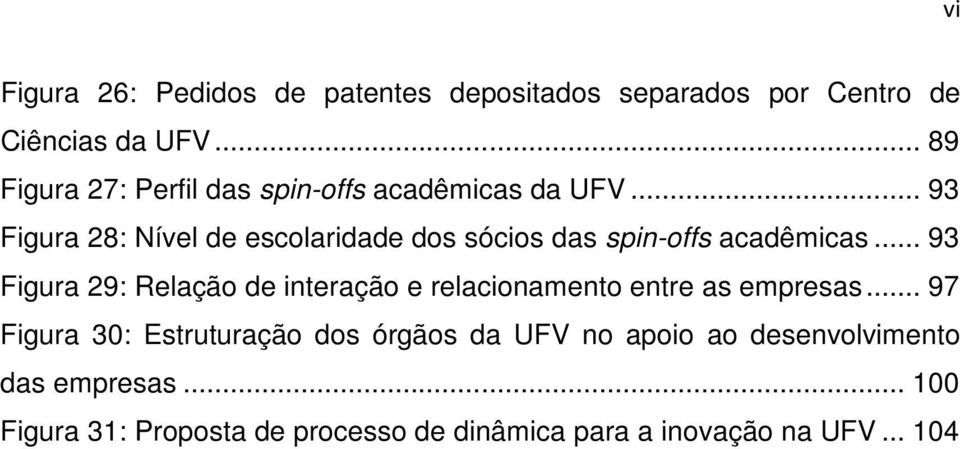 .. 93 Figura 28: Nível de escolaridade dos sócios das spin-offs acadêmicas.