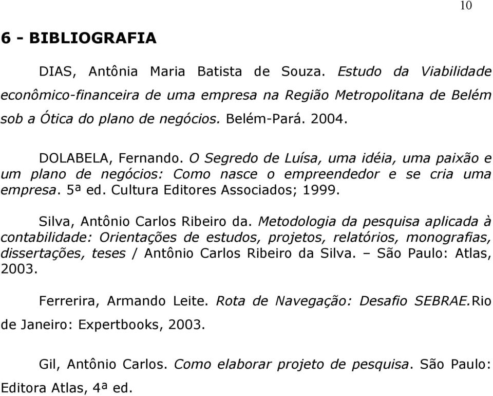 Silva, Antônio Carlos Ribeiro da.