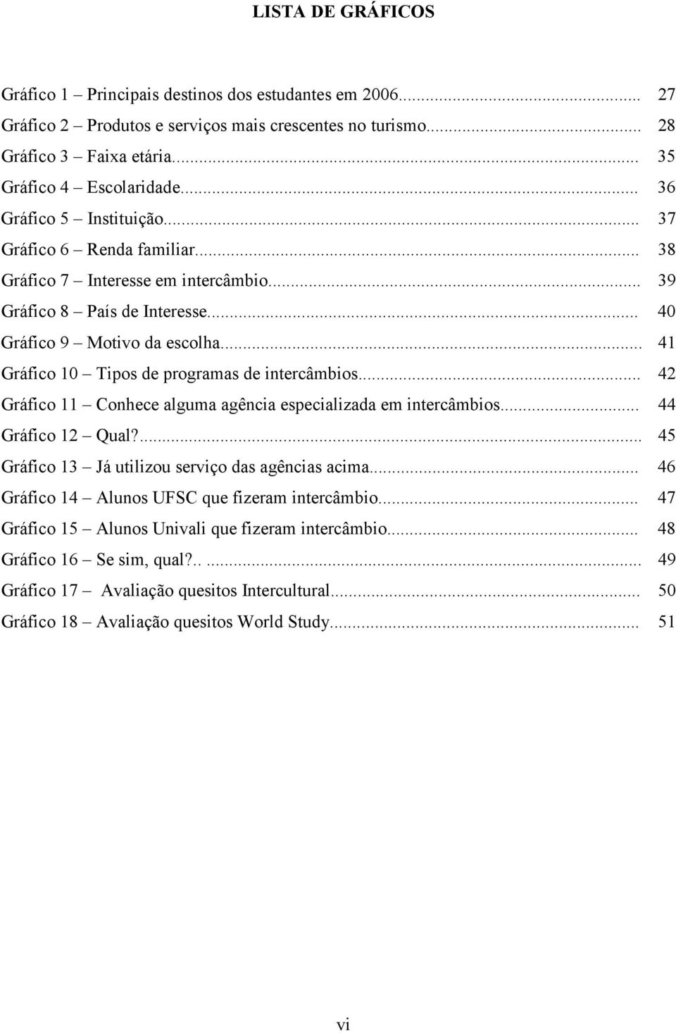 .. 41 Gráfico 10 Tipos de programas de intercâmbios... 42 Gráfico 11 Conhece alguma agência especializada em intercâmbios... 44 Gráfico 12 Qual?... 45 Gráfico 13 Já utilizou serviço das agências acima.