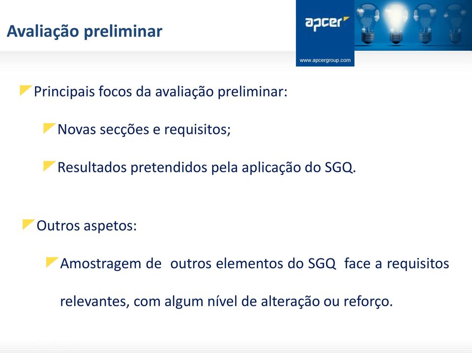 do SGQ.