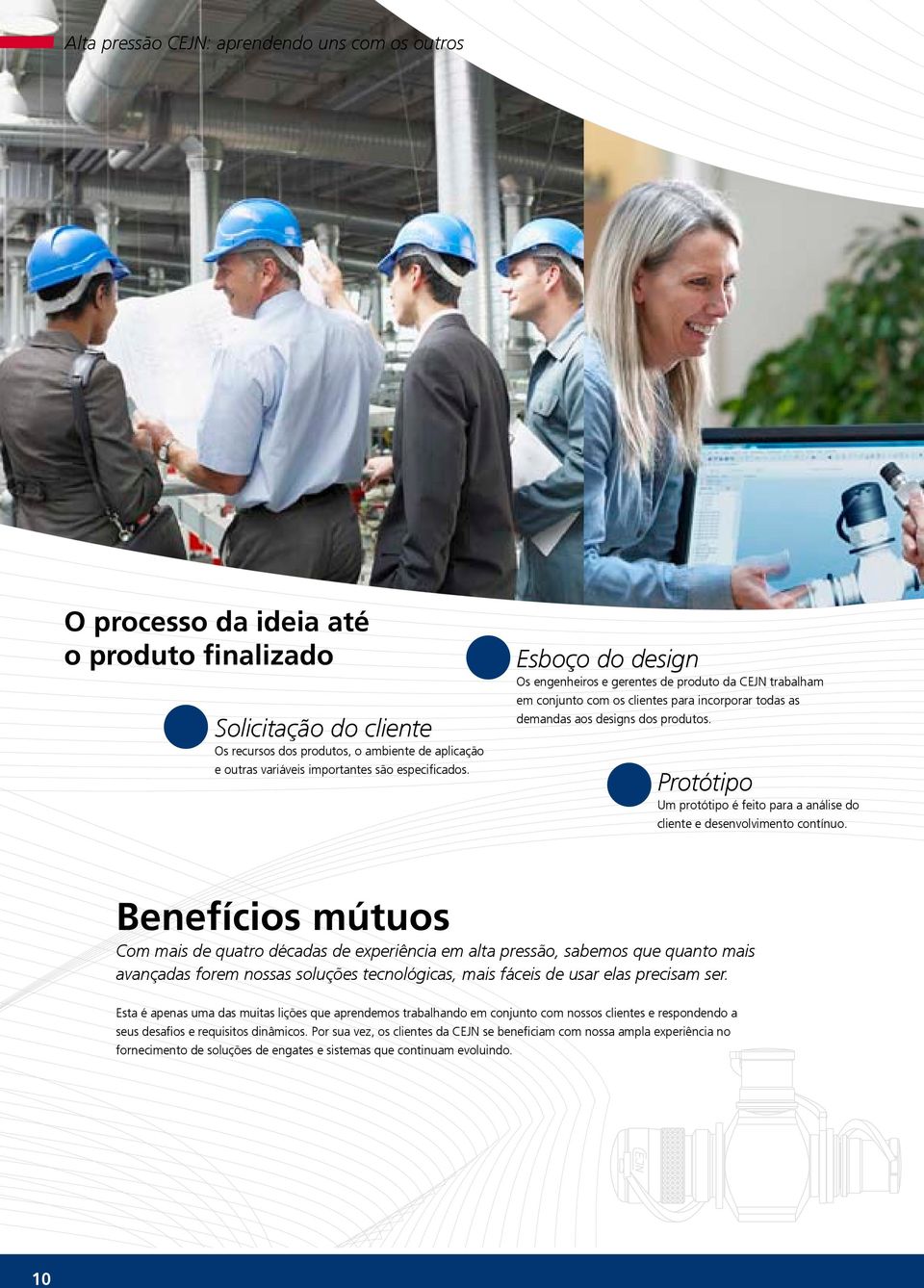 Protótipo Um protótipo é feito para a análise do cliente e desenvolvimento contínuo.