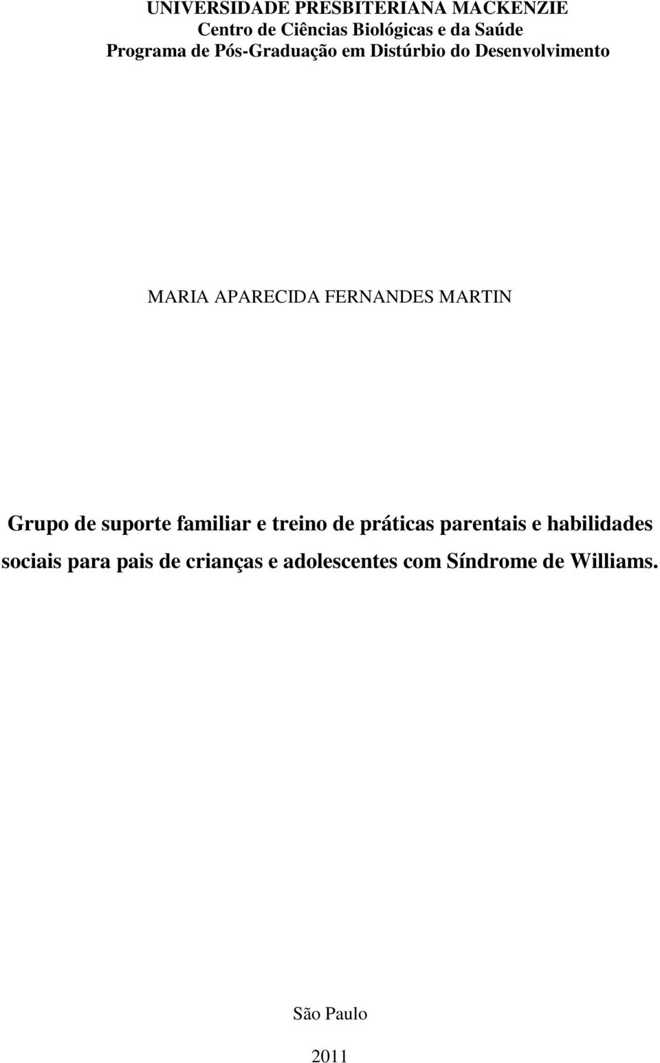 FERNANDES MARTIN Grupo de suporte familiar e treino de práticas parentais e