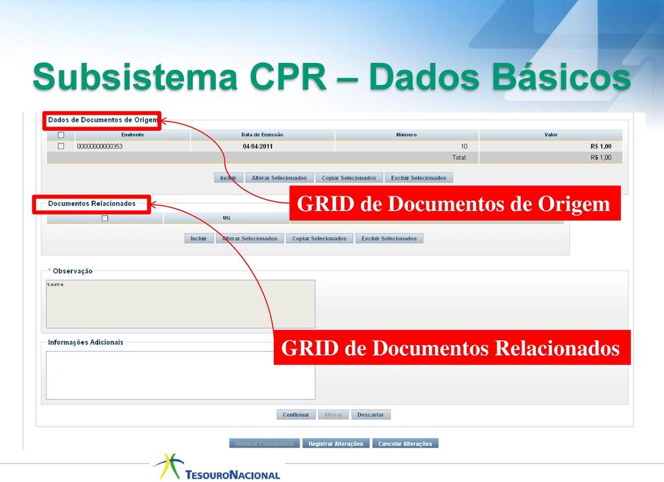 Documentos de Origem