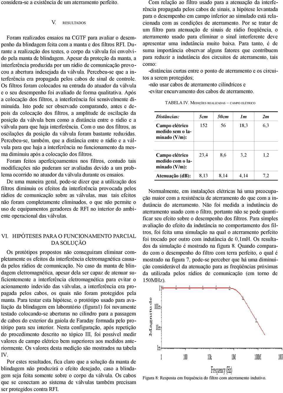 Apesar da proteção da manta, a interferência produzida por um rádio de comunicação provocou a abertura indesejada da válvula.