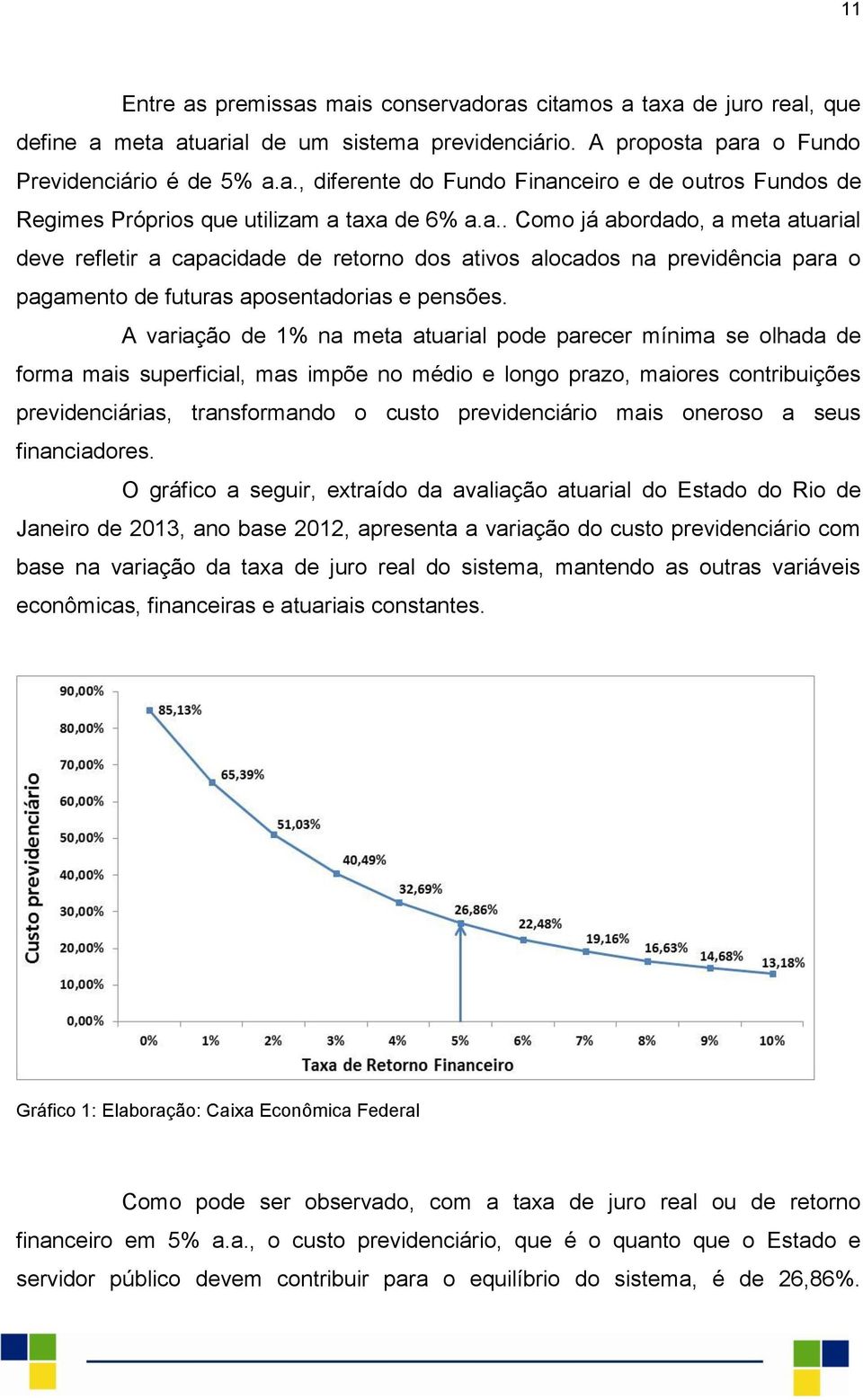 A variação de 1% na meta atuarial pode parecer mínima se olhada de forma mais superficial, mas impõe no médio e longo prazo, maiores contribuições previdenciárias, transformando o custo