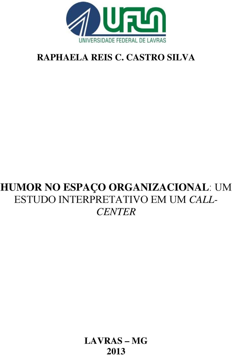 ORGANIZACIONAL: UM ESTUDO