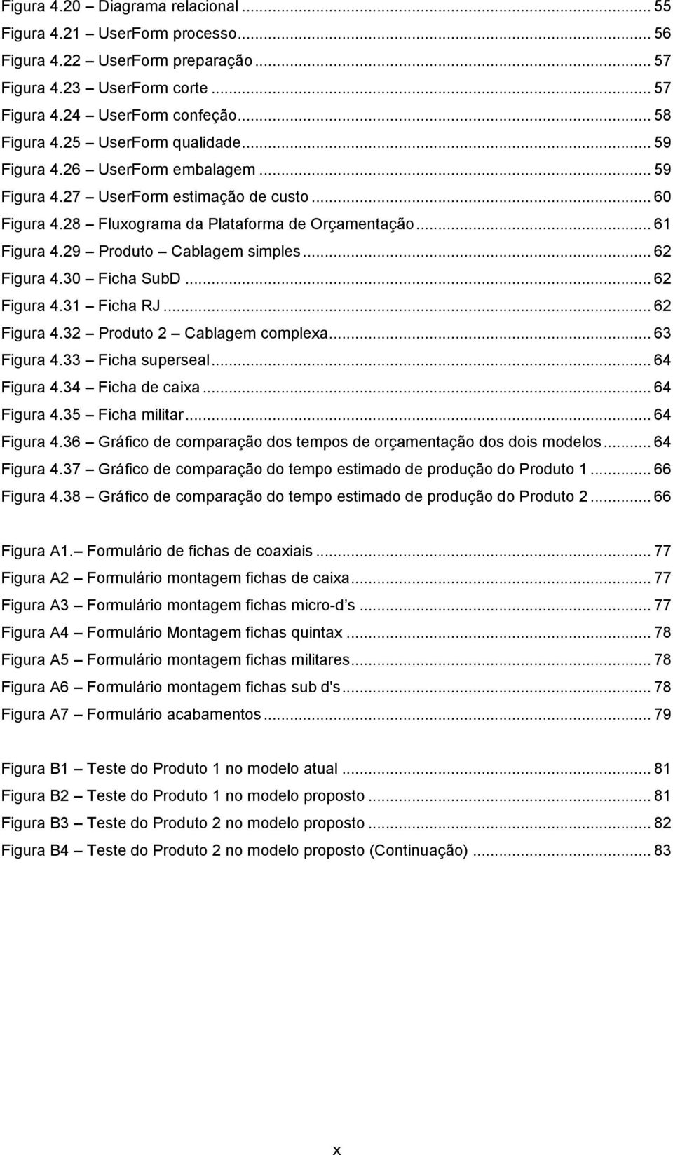 29 Produto Cablagem simples... 62 Figura 4.30 Ficha SubD... 62 Figura 4.31 Ficha RJ... 62 Figura 4.32 Produto 2 Cablagem complexa... 63 Figura 4.33 Ficha superseal... 64 Figura 4.34 Ficha de caixa.