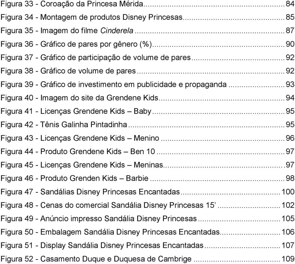 .. 93 Figura 40 - Imagem do site da Grendene Kids... 94 Figura 41 - Licenças Grendene Kids Baby... 95 Figura 42 - Tênis Galinha Pintadinha... 95 Figura 43 - Licenças Grendene Kids Menino.