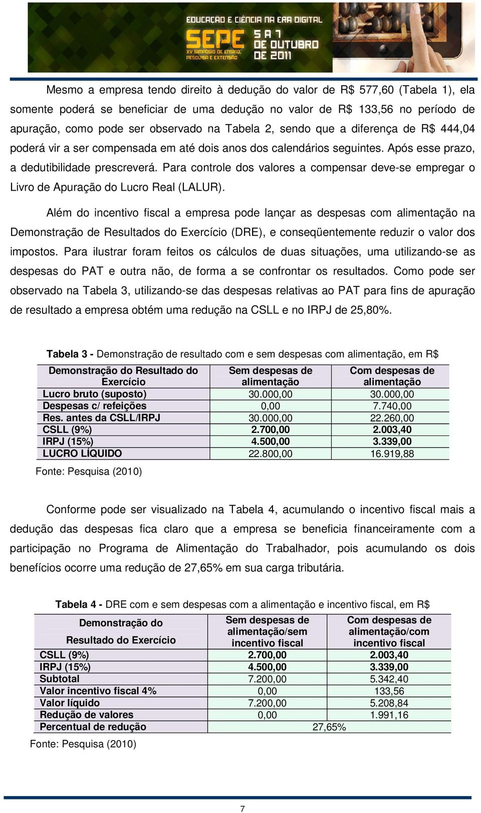 Para controle dos valores a compensar deve-se empregar o Livro de Apuração do Lucro Real (LALUR).