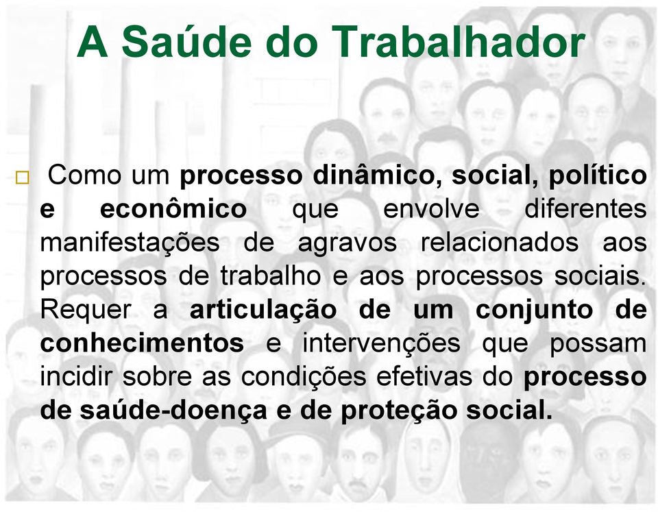 processos sociais.